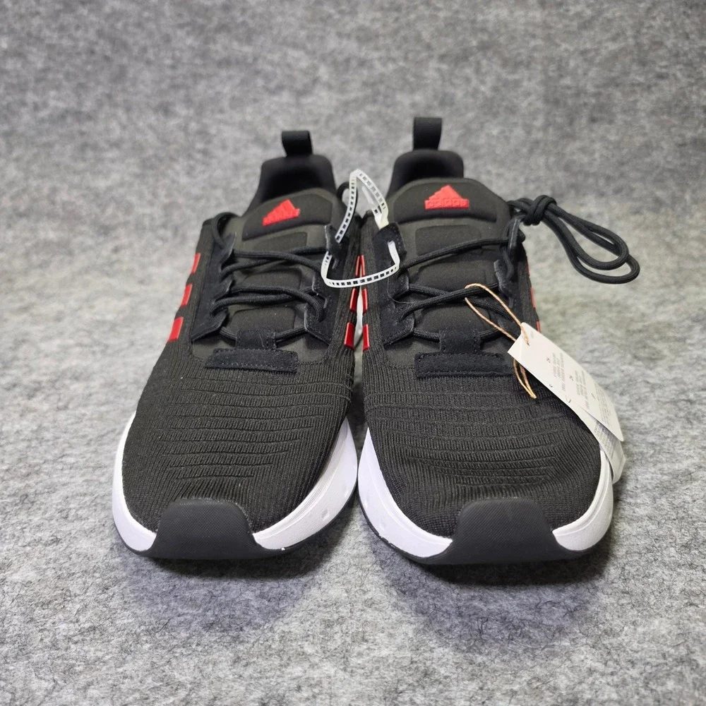 Adidas Mens Swift Run 23 Mesh Running Shoes Black Red IG4706 Size 11.5 nwob